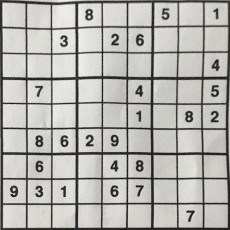 cutted sudoku image