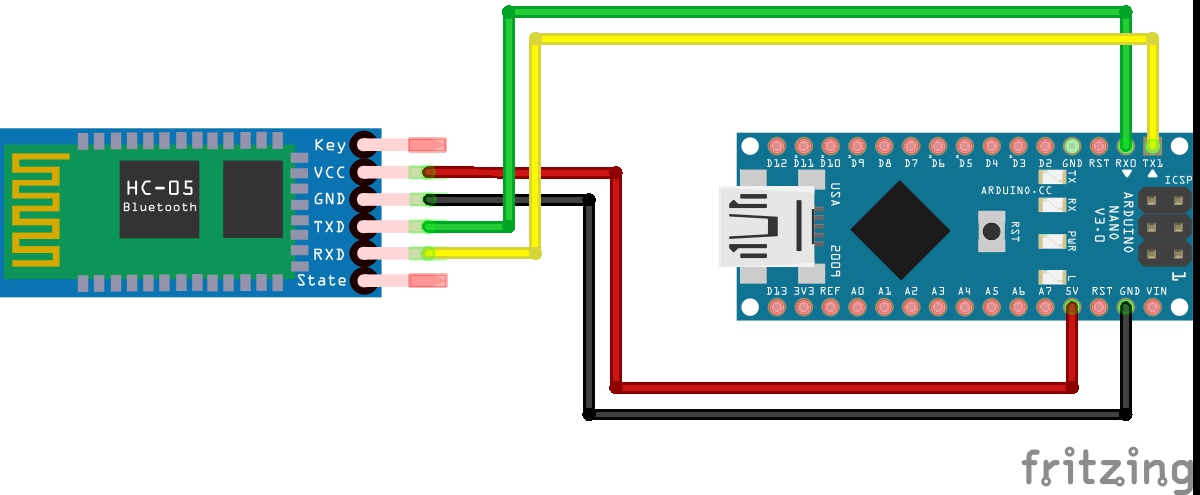 Arduino HC-05 schematic